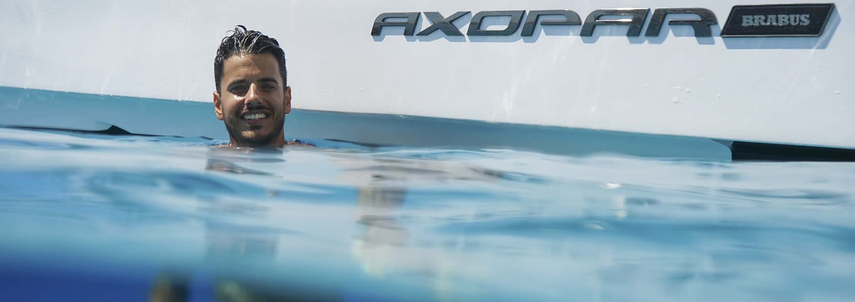 Boat rental based in Milos island. The sea pig is actually an Axopar 28 with Cabin.