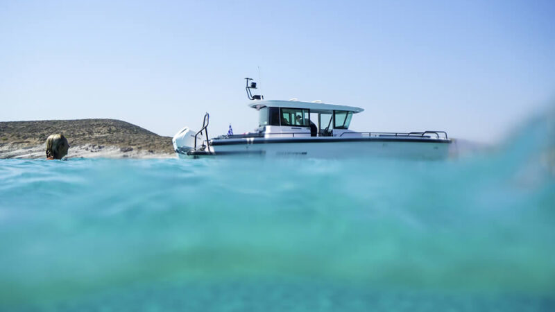 Boat rental of SeaPig in Milos, Greece, with your own Captain!