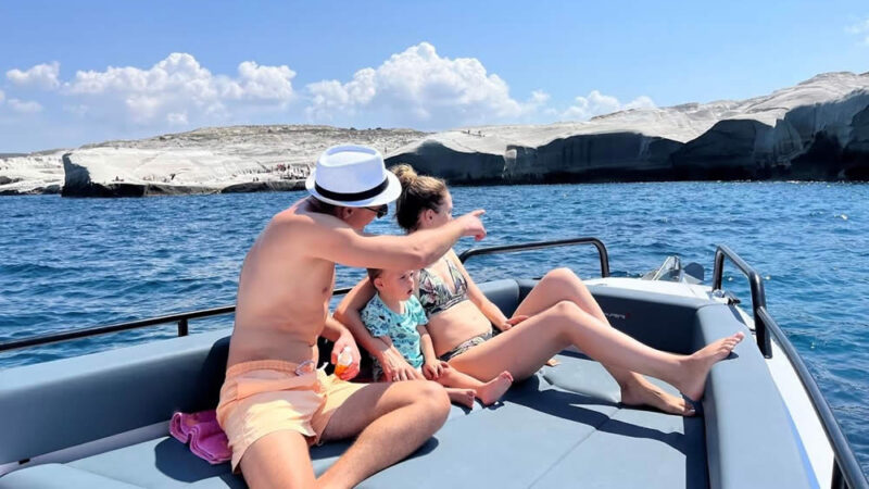 Boat rental of SeaPig in Milos, Greece, with your own Captain!